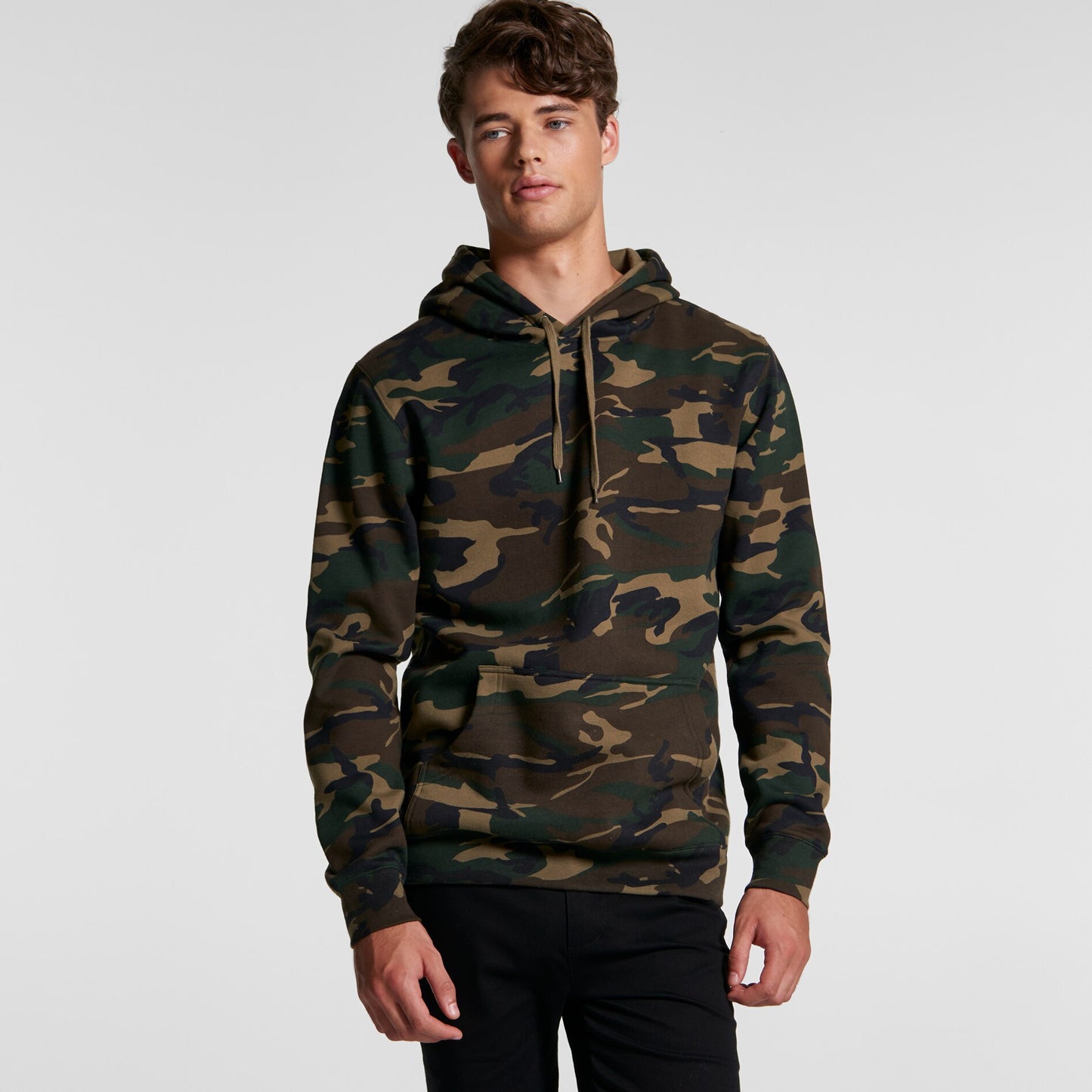 MENS STENCIL CAMO HOOD - 5102C